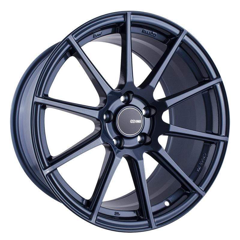 Enkei 499-895-6535MB - TS10 18x9.5 35mm Offset 5x114.3 Bolt Pattern 72.6mm Bore Dia Matte Blue Wheel (MOQ 40)