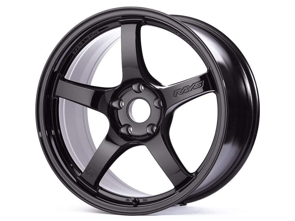 Gram Lights WGCRX22EGX - 57CR 18x9.5 +22 5x114.3 Gloss Black Wheel