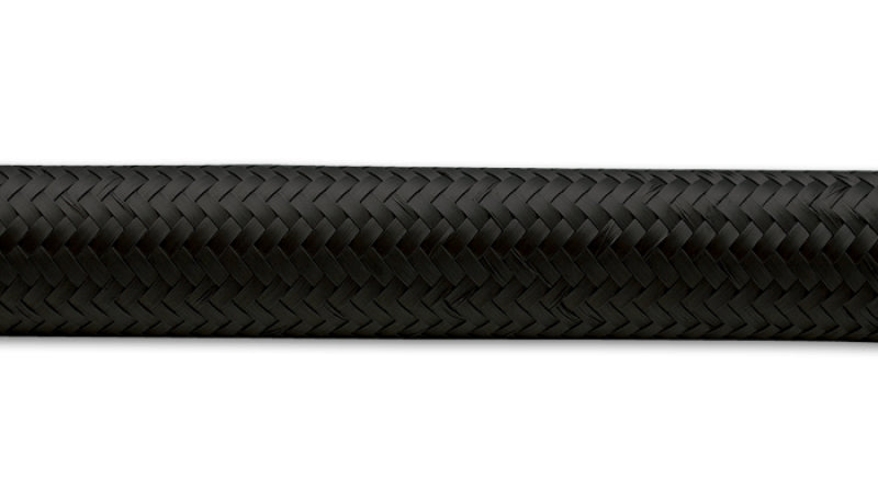 Vibrant 11966 - -6 AN Black Nylon Braided Flex Hose (10 foot roll)