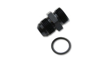 Load image into Gallery viewer, Vibrant 16821 - -4AN Flare to AN Straight Cut Thread (7/16-20) w/ O-Ring Adapter Fitting