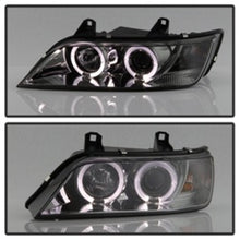Load image into Gallery viewer, Spyder BMW Z3 96-02 Projector Headlights LED Halo Smoke High H1 Low H1 PRO-YD-BMWZ396-HL-SM