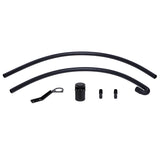 Mishimoto MMBCC-N54-06CBE2 - 07-10 BMW N54 Baffled Oil Catch Can Kit - Black (CCV Side)