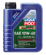Load image into Gallery viewer, LIQUI MOLY 2068 - 1L Synthoil Race Tech GT1 Motor Oil 10W60