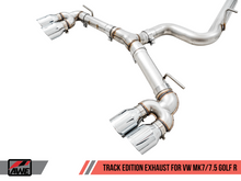 Load image into Gallery viewer, AWE Tuning 3015-42134 - Mk7 Golf R Track Edition Exhaust w/Chrome Silver Tips 102mm