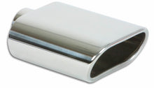 Load image into Gallery viewer, Vibrant 1405 - 5.5in x 3in Oval SS Exhaust Tip (Single Wall Angle Cut Rolled Edge)