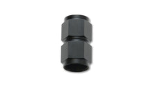 Load image into Gallery viewer, Vibrant 10710 - Fitting Straight Coupler Union Adapter Female -10 AN to Female -12 AN Aluminum Black Anodize