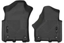Load image into Gallery viewer, Husky Liners FITS: 13051 - 2019 Ram 2500/3500 Crew Cab/Mega Cab WeatherBeater Black Front Floor Liners