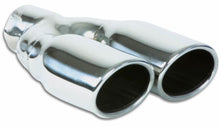 Load image into Gallery viewer, Vibrant 1335 - Dual 3.25in x 2.75in Oval SS Exhaust Tip (Single Wall Angle Cut Rolled Edge)