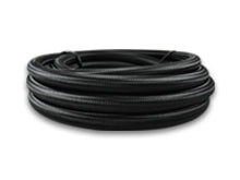 Load image into Gallery viewer, Vibrant 11956 - -6 AN Black Nylon Braided Flex Hose (2 foot roll)