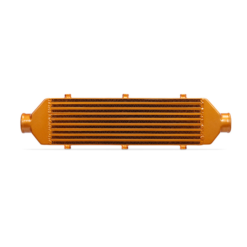 Mishimoto MMINT-UZG - Universal Gold Z Line Intercooler  Overall Size: 28x8x3 Core Size: 21x6x2.5 Inlet / Outlet