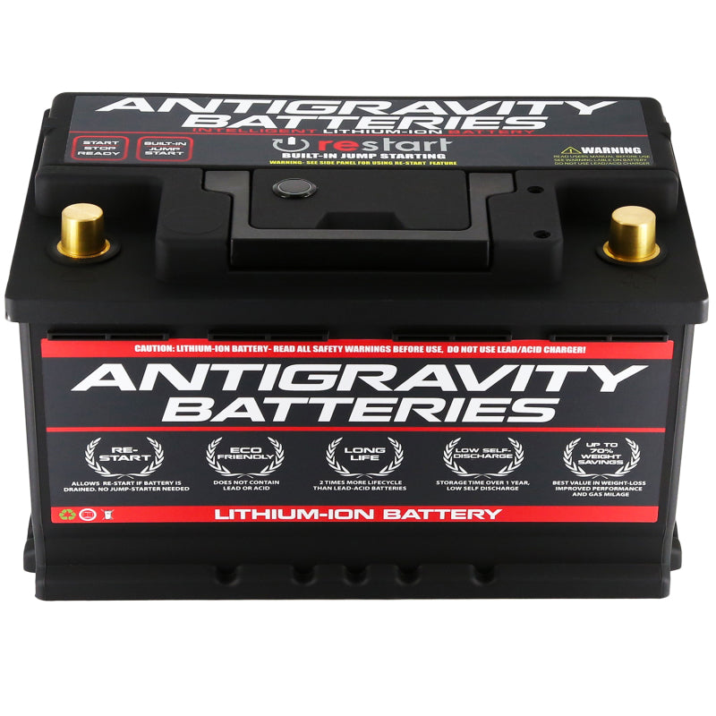 Antigravity Batteries AG-H7-40-RS - Antigravity H7/Group 94R Lithium Car Battery w/Re-Start