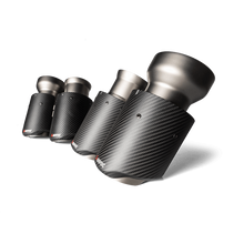 Load image into Gallery viewer, Akrapovic TP-CT/60 - 19-20 BMW X4 M/X4 M Competition (F98) Tail Pipe Set (Carbon)