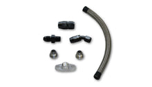 Load image into Gallery viewer, Vibrant 10281 - Univ Oil Drain Kit incl 12in Teflon lined S.S. hose Fitting