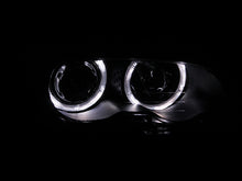 Load image into Gallery viewer, ANZO 121015 - 1999-2001 BMW 3 Series E46 Projector Headlights w/ Halo Black