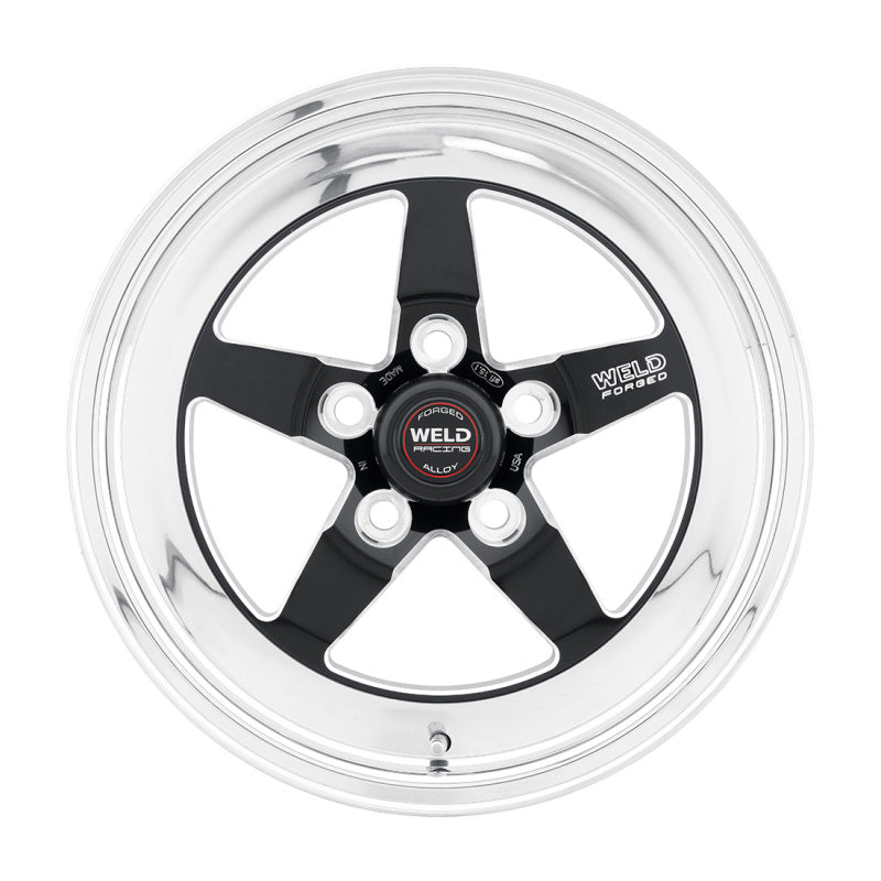 Weld 71MB-510N75C - S71 15x10 / 5x120mm BP / 7.5in. BS Black Wheel (Medium Pad) - Non-Beadlock