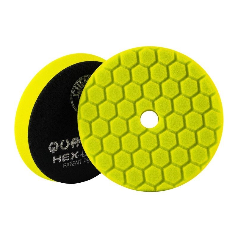 Chemical Guys BUFX111HEX5 - Hex-Logic Quantum Heavy Cutting Pad - Yellow - 5.5in