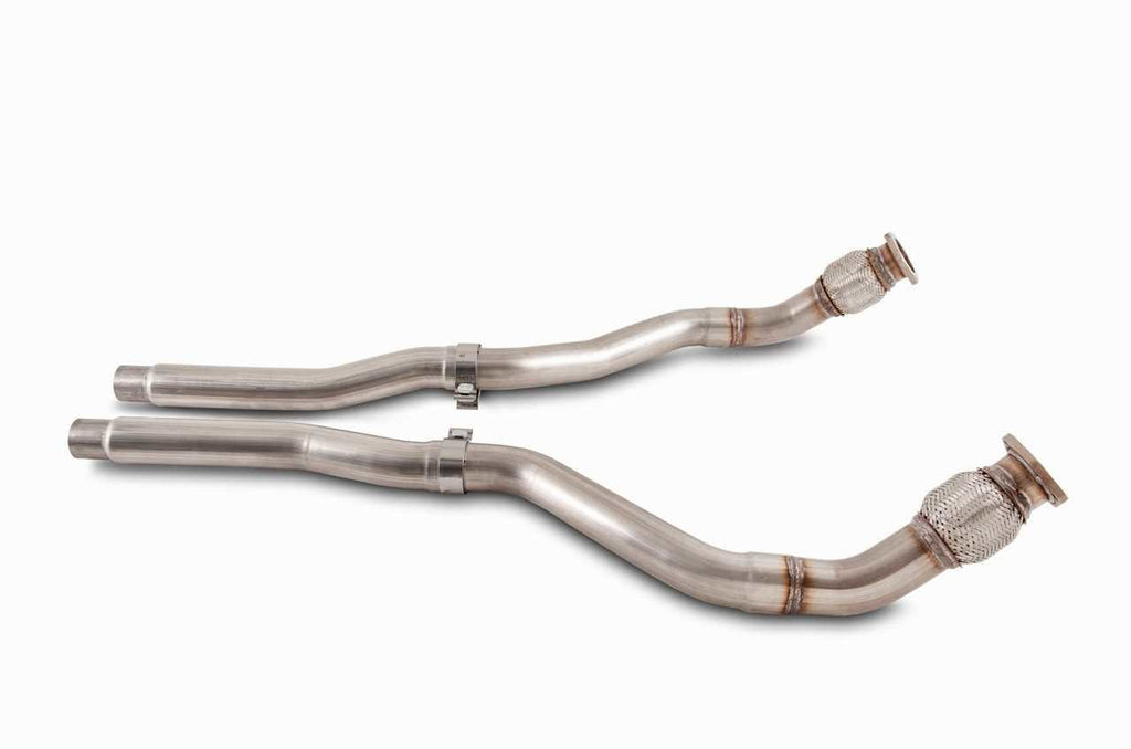 AWE Tuning 3220-11016 - Audi 8R 3.0T Non-Resonated Downpipes for Q5 / SQ5