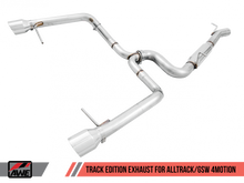 Load image into Gallery viewer, AWE Tuning 3020-32044 - VW MK7 Golf Alltrack/Sportwagen 4Motion Track Edition Exhaust - Polished Silver Tips