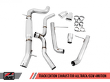 AWE Tuning 3020-32044 - VW MK7 Golf Alltrack/Sportwagen 4Motion Track Edition Exhaust - Polished Silver Tips