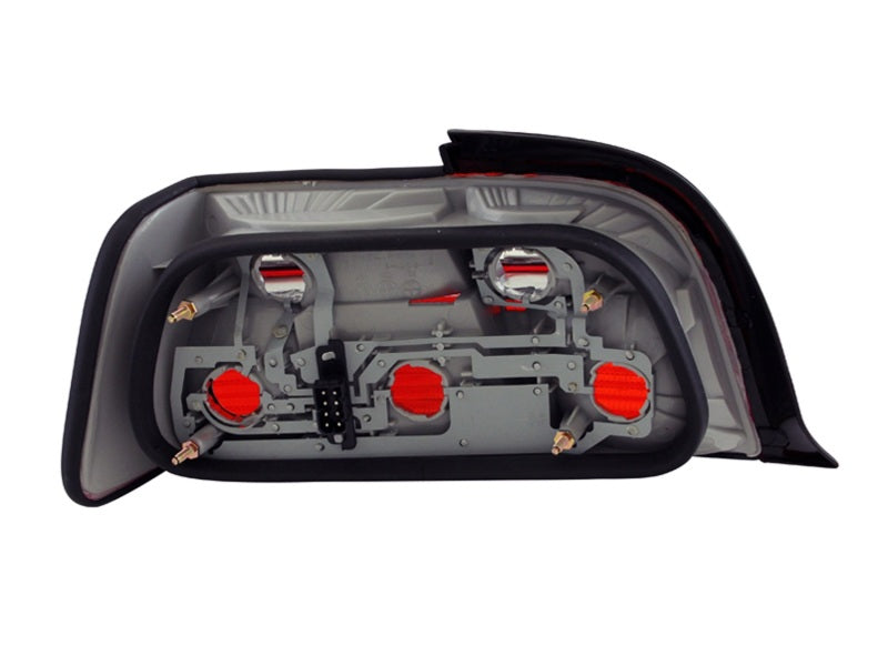 ANZO 221199 - 1992-1998 BMW 3 Series E36 Coupe/Convertable Taillights Red/Smoke