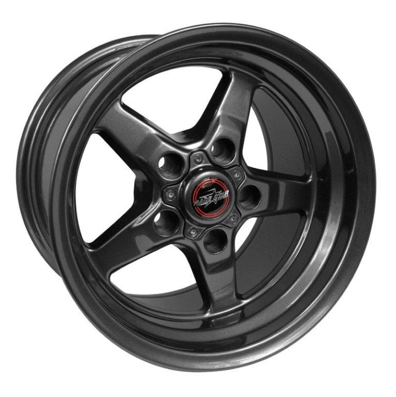 Race Star 92-510154G - 92 Drag Star 15x10.00 5x4.50bc 7.25bs Direct Drill Met Gry Wheel