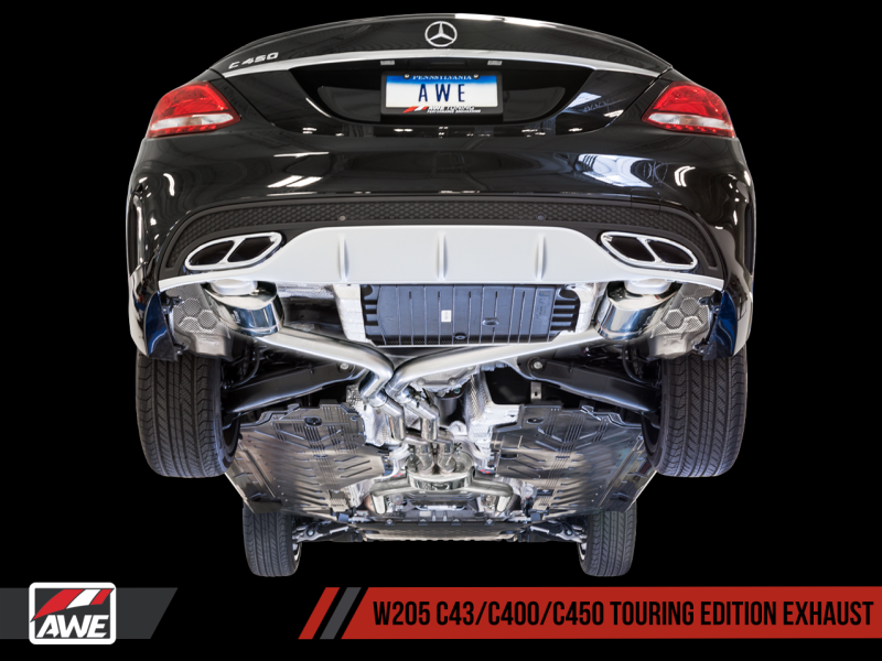 AWE Tuning 3015-31012 - Mercedes-Benz W205 C450 AMG / C400 Touring Edition Exhaust