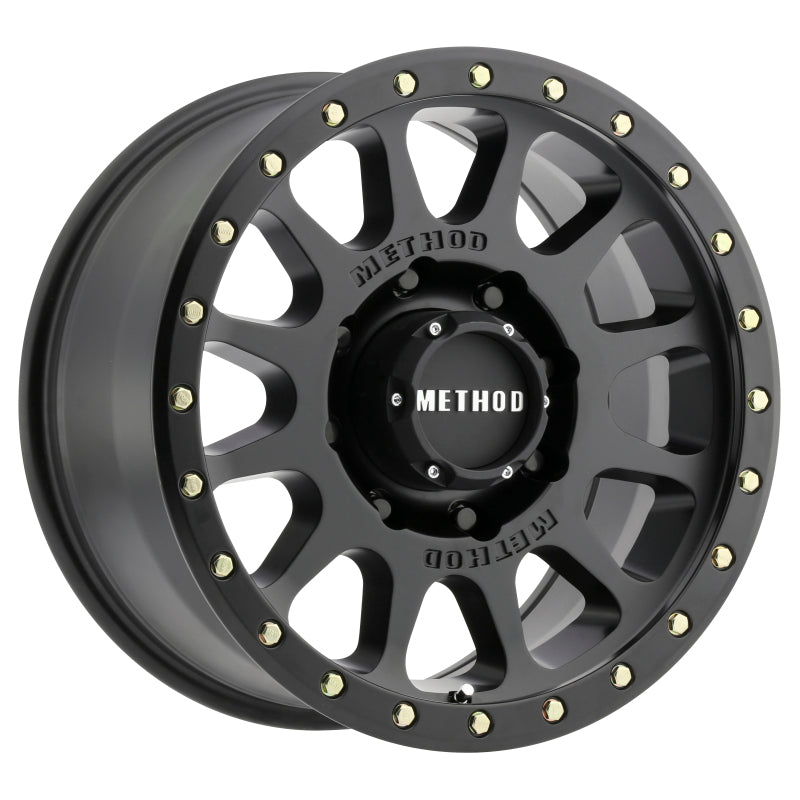 Method Wheels MR30578587500H - Method MR305 NV HD 17x8.5 0mm Offset 8x170 130.81mm CB Matte Black Wheel