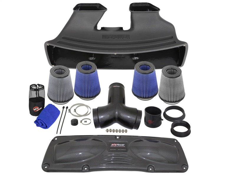 aFe 52-12352-C - Black Series Cold Air Intake 12-15 Porsche Carrera/Carrera S 3.4L/3.8L