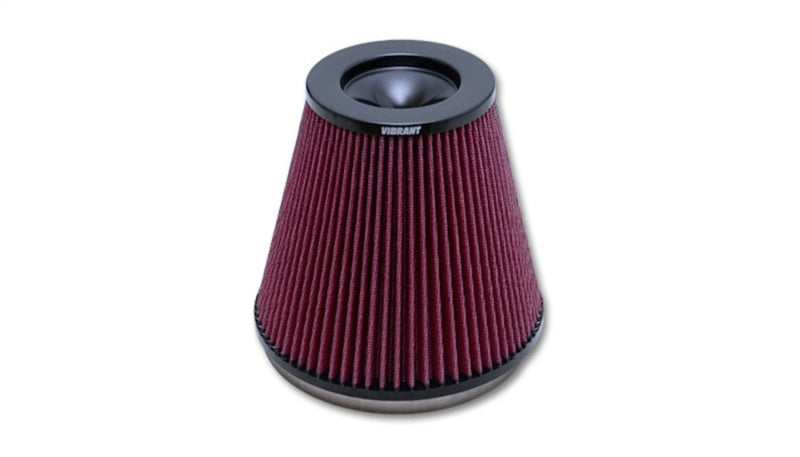 Vibrant 10961 - The Classic Perf Air Filter 5in Cone OD x 7in Height x 7in Flange ID