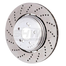 Load image into Gallery viewer, SHW Performance BRL48071 -SHW 06-10 BMW M5 5.0L Left Rear Cross-Drilled Lightweight Brake Rotor