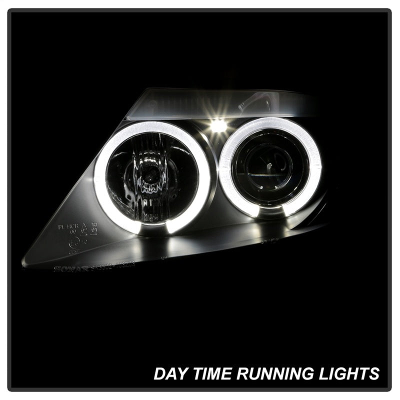 SPYDER 5029676 -Spyder BMW Z4 03-08 Projector Headlights Xenon/HID Model Only - LED Halo Black PRO-YD-BMWZ403-HID-BK