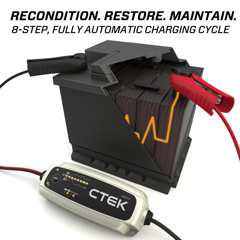 CTEK 40-206 - Battery Charger - MXS 5.0 4.3 Amp 12 Volt