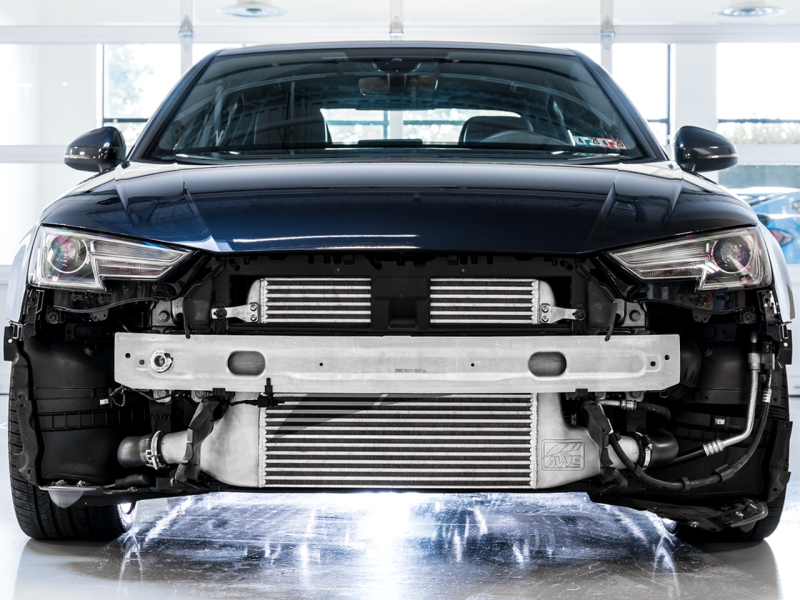 AWE Tuning 4510-11060 - 2018-2019 Audi B9 S4 / S5 Quattro 3.0T Cold Front Intercooler Kit