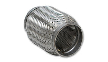 Load image into Gallery viewer, Vibrant 63006 - SS Flex Coupling with Inner Braid Liner 3in inlet/outlet x 6in long