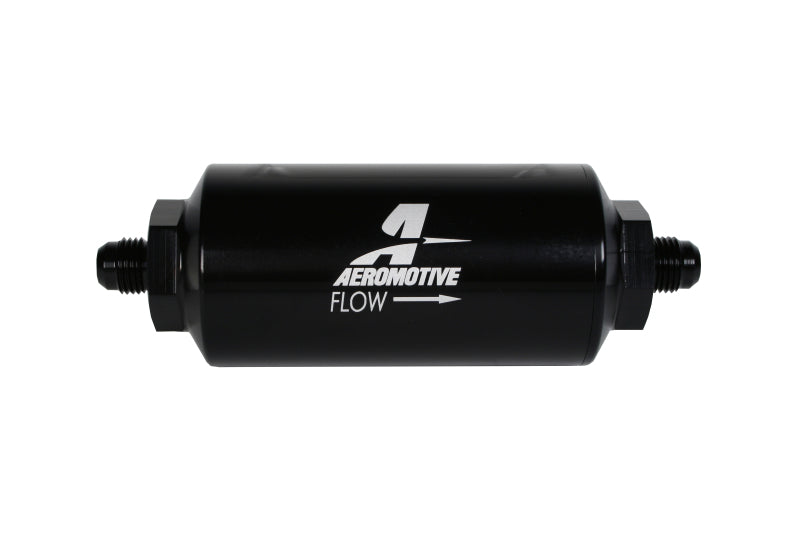 Aeromotive 12349 - In-Line Filter - (AN-06 Male) 100 Micron Stainless Steel Element