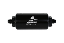 Load image into Gallery viewer, Aeromotive 12349 - In-Line Filter - (AN-06 Male) 100 Micron Stainless Steel Element