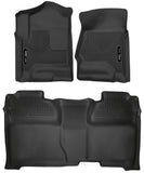 Husky Liners FITS: 53908 - 14-18 Chevrolet Silverado Crew Cab X-Act Contour Front & Second Seat Floor Liners