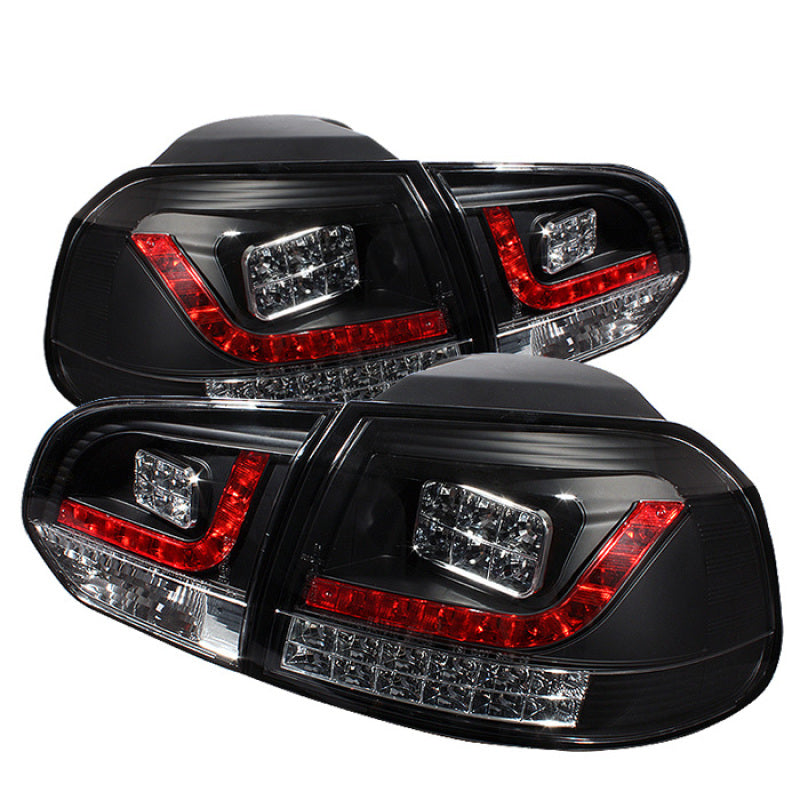 SPYDER 5008176 - Spyder Volkswagen Golf/GTI 10-13 LED Tail Lights Black ALT-YD-VG10-LED-BK