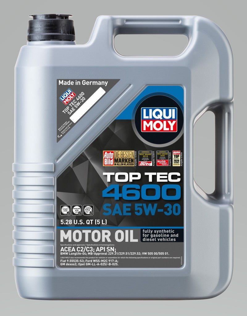 LIQUI MOLY 20448 - 5L Top Tec 4600 Motor Oil 5W30