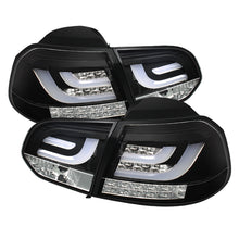Load image into Gallery viewer, SPYDER 5071767 - Spyder Volkswagen Golf/GTI 10-13 G2 Type With Light Bar LED Tail Lights Black ALT-YD-VG10-LED-G2-BK