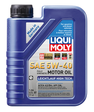 Load image into Gallery viewer, LIQUI MOLY 2331 - 1L Leichtlauf (Low Friction) High Tech Motor Oil 5W40