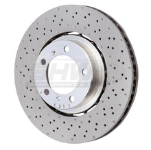 Load image into Gallery viewer, SHW Performance PFL49901 -SHW 18-19 Porsche 911 Carrera 4 GTS 3.0L w/o Ceramic Brake Left Front Drilled-Dimpled LW Brake Rotor