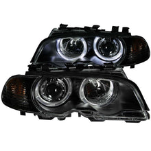 Load image into Gallery viewer, ANZO 121269 - 2000-2003 BMW 3 Series E46 Projector Headlights w/ Halo Black