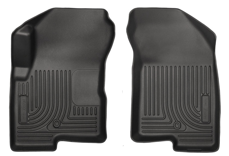 Husky Liners FITS: 13001 - 07-12 Dodge Caliber / 07-12 Jeep Compass WeatherBeater Front Row Black Floor Liners