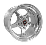 Race Star 92-510540DP - 92 Drag Star 15x10.00 5x135bc 5.25bs Direct Drill Polished Wheel