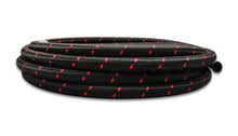 Load image into Gallery viewer, Vibrant 11970R - -10 AN Two-Tone Black/Red Nylon Braided Flex Hose (10 foot roll)