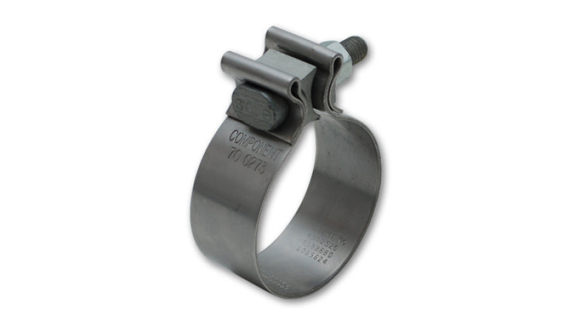 Vibrant 1169 - SS Accuseal Exhaust Seal Clamp for 2.75in OD Tubing (1in wide band)