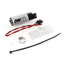Load image into Gallery viewer, DeatschWerks 9-651-1030 - 88-91 BMW 325i DW65C 265lph Compact Fuel Pump w/ Install Kit (w/o Mounting Clips)