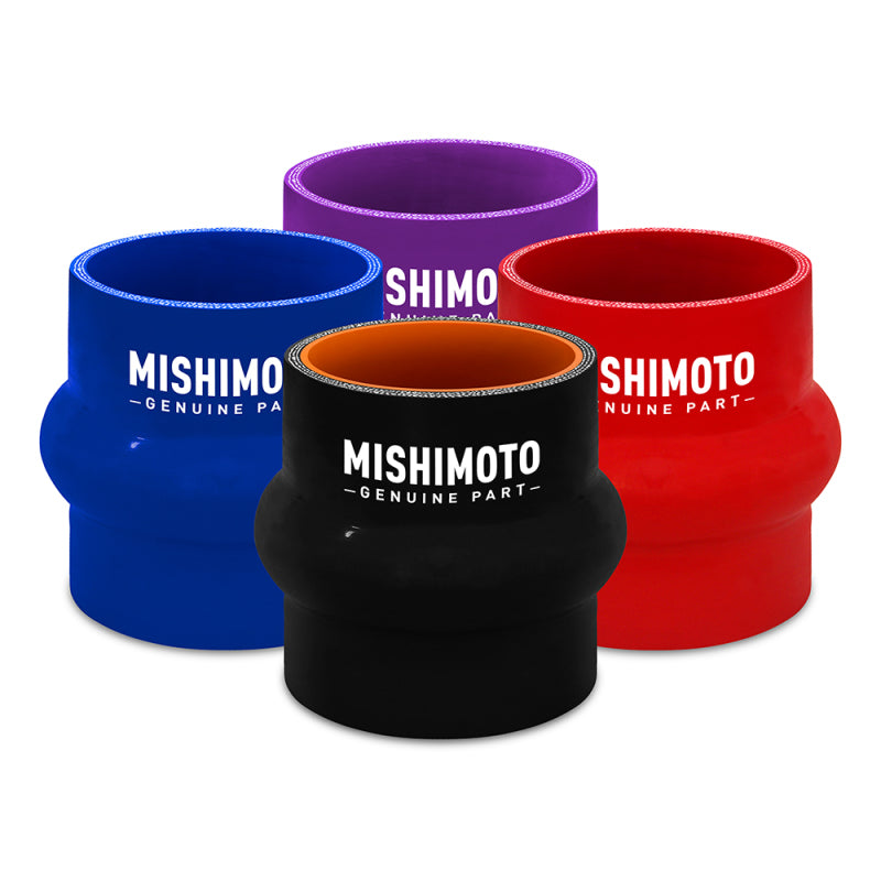 Mishimoto MMCP-2.5HPBK - 2.5in Black Hump Hose Coupler