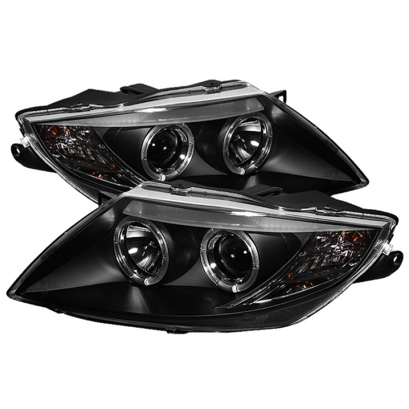 SPYDER 5029072 -Spyder BMW Z4 03-08 Projector Headlights Halogen Model Only - LED Halo Black PRO-YD-BMWZ403-HL-BK